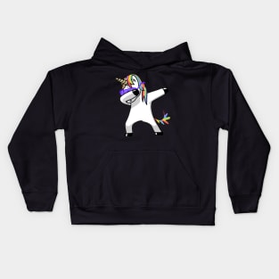 Dabbing Unicorn Kids Hoodie